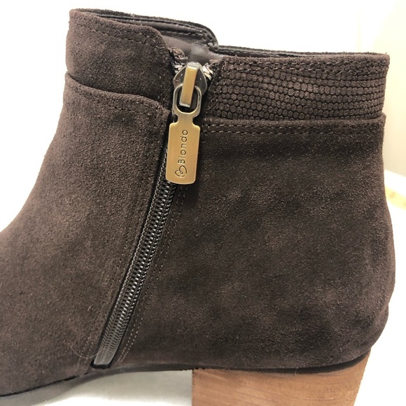 Blondo Waterproof Suede Ankle Boots Size 9.5 Boho Granola Girl Western Country - Picture 11 of 14